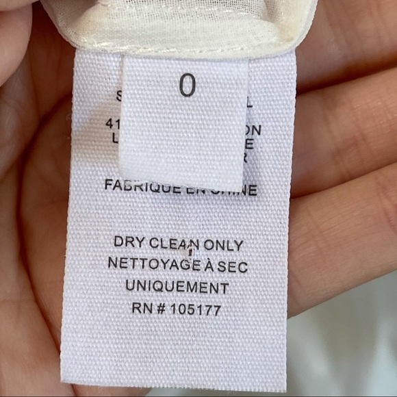 Ulla Johnson One Shoulder Dress Ivory Sx XS - Picture 7 of 7